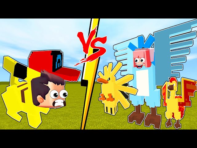 【木鱼】迷你世界: 趣味对战地图,宝可梦的诸神之战!